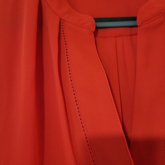 Banana Republic | Orange Blouse, Size S (petite) - Picture 6 of 10